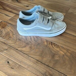 Grey Velcro vans
